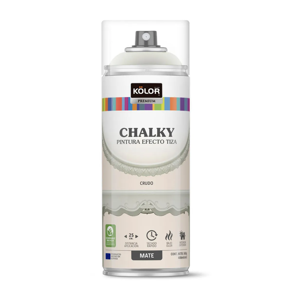 Spray Kolor Chalky Crudo Mate 400 Ml, marca Kolor - Foto Principal