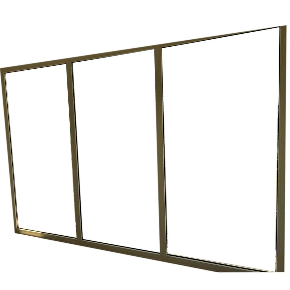 Holztek - Fijo S4500, Marco Blanco, Cristal Simple, Vidrio Claro 120-130/120-130