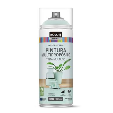 Spray Kolor Verde Agua Mate 400 Ml