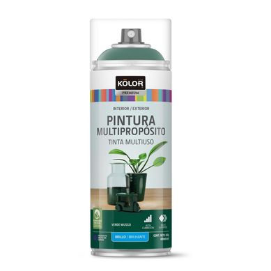Spray Kolor Verde Musgo Brillante 400 Ml