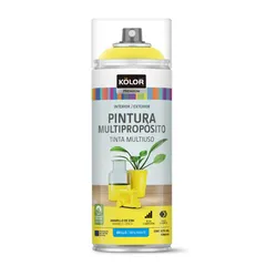 Spray Kolor Amarillo Zinc Brillo 400 Ml