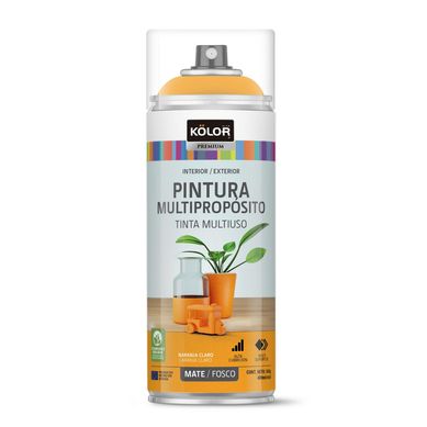Spray Kolor Naranja Claro Mate 400 Ml