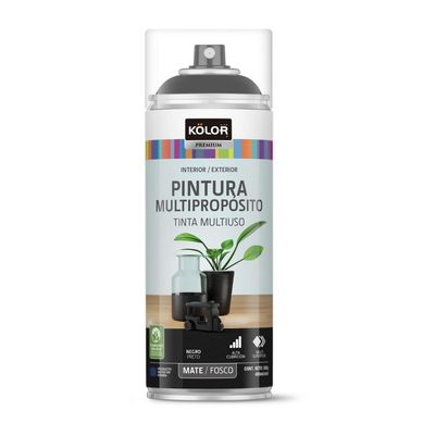 Spray Kolor Negro Mate 400 Ml