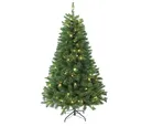 Árbol Navidad con 280 luces Led 210 cm