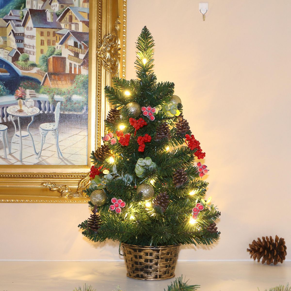 Dear Santa - Árbol Navidad con luces 60cm