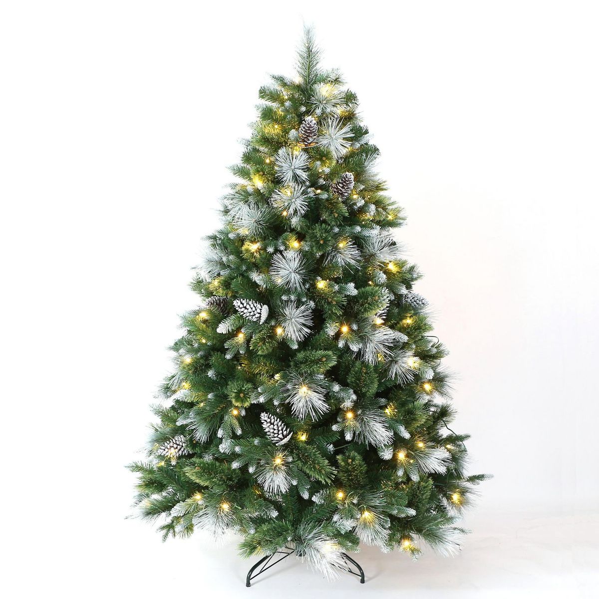 Dear Santa - Árbol Navidad con piñas con 430 luces 210 cm