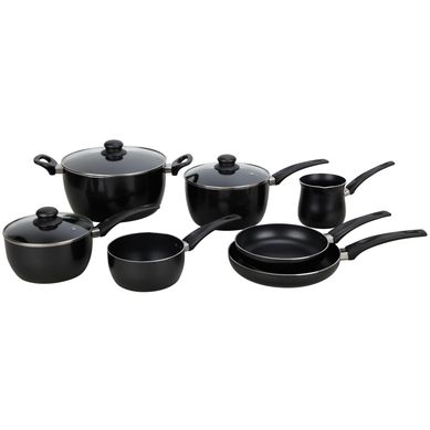 Bater�a de cocina negra 10 piezas