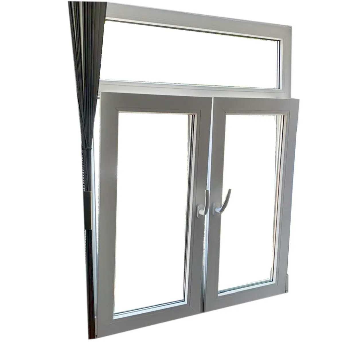Doble Oslbat/bat Der-Iz, 4500, Mco Blanco, Cristal Simp, Vidrio Sati 100-110/140-150, marca Holztek - Foto Principal
