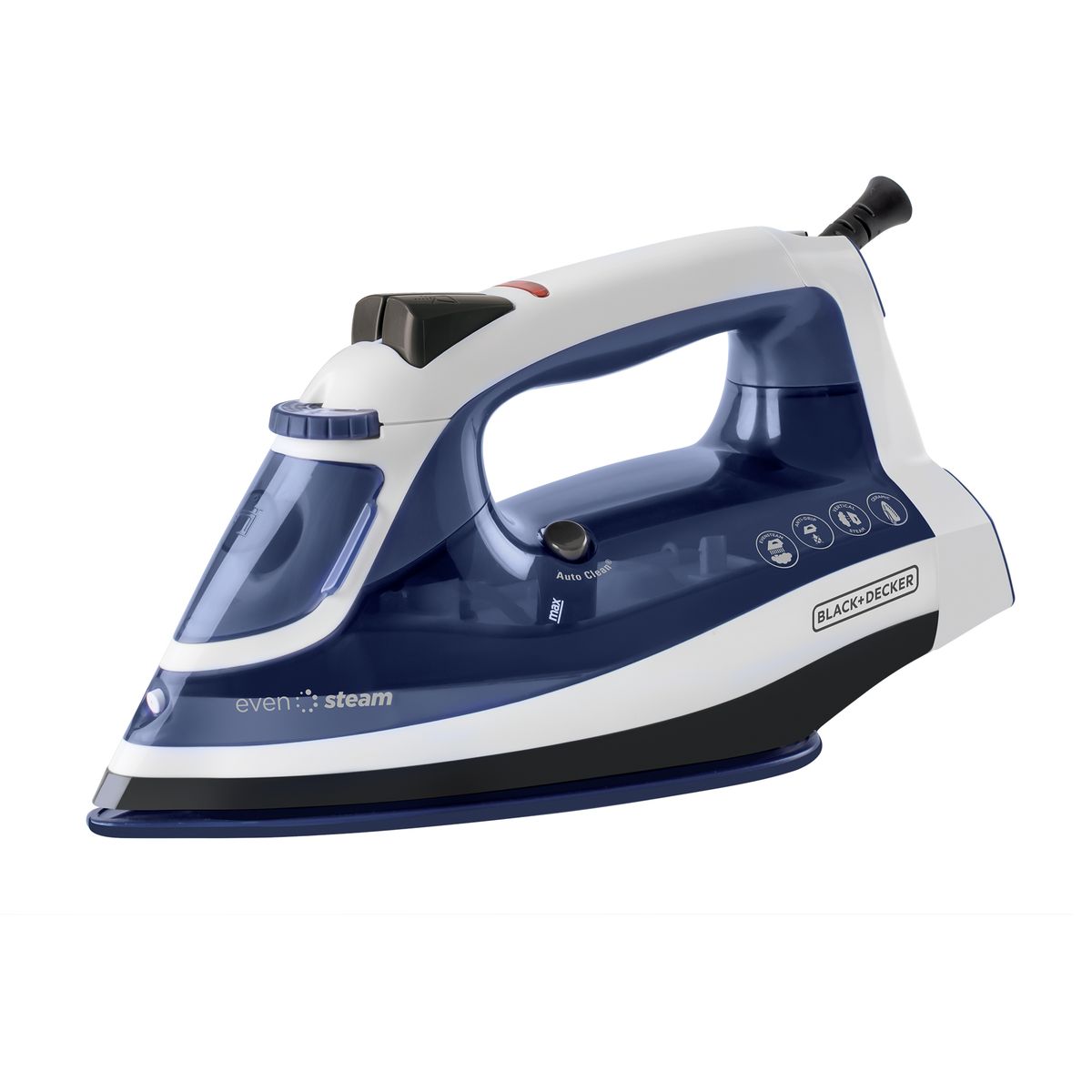 BD Plancha suela ceramica Even Steam, marca Black & Decker - Foto Principal