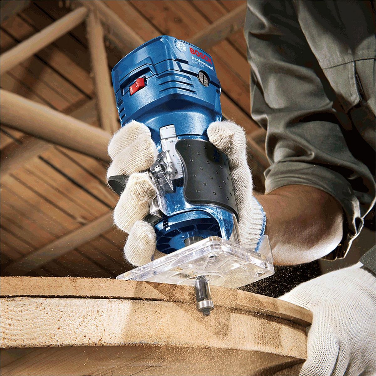 Bosch - Fresadora GKF 550W