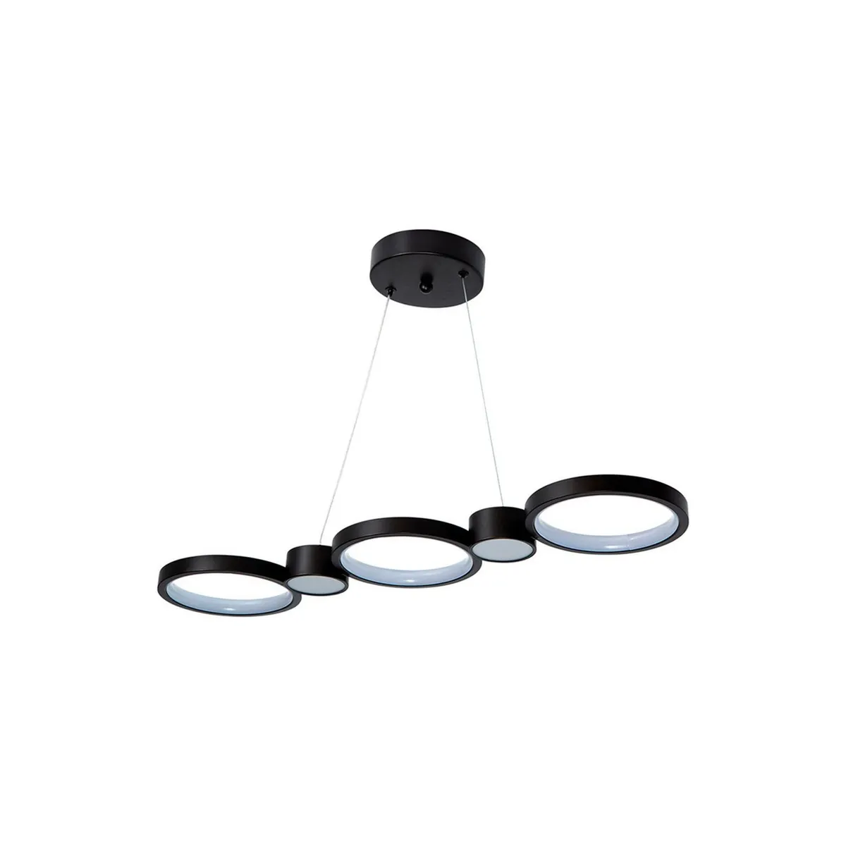 Designers - Lámpara colgante LED Rodas de Negro mate