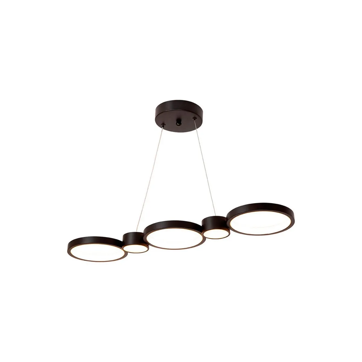 Designers - Lámpara colgante LED Rodas de Negro mate