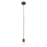 Lámpara colgante Praia de 1 luz tipo E27 60W 120V Negro