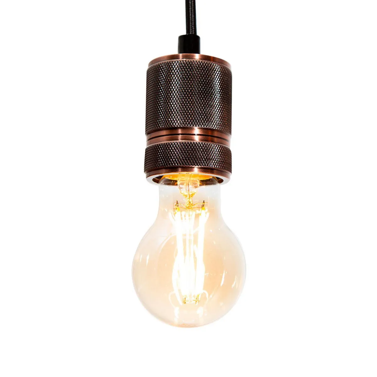 Lámpara colgante Praia de 1 luz tipo E27 60W 120V Negro, marca Ikelite Design - Foto 2