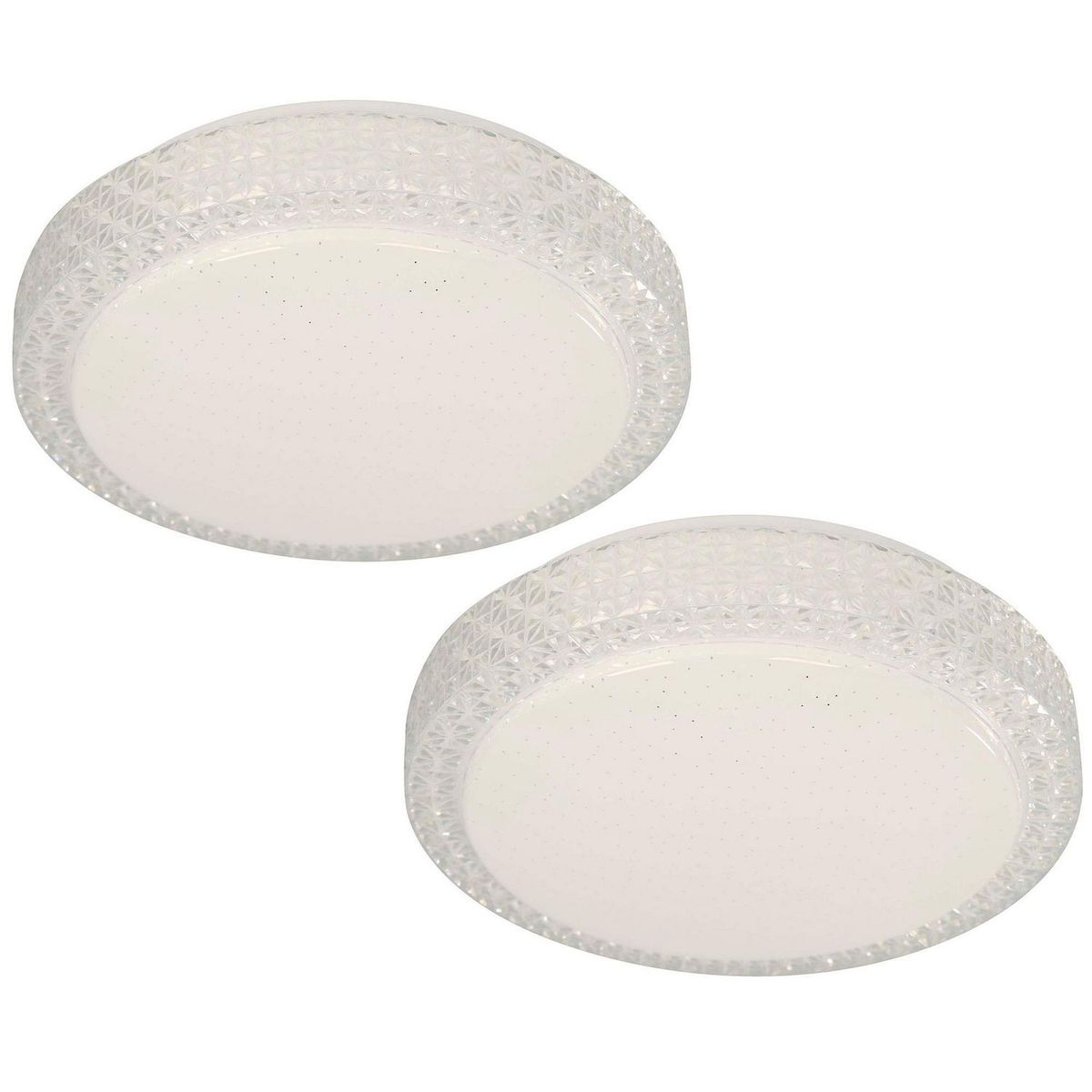 Kit de 2 plafones LED Aspen para interior 12 Watts Blanco, marca Ikelite Design - Foto Principal