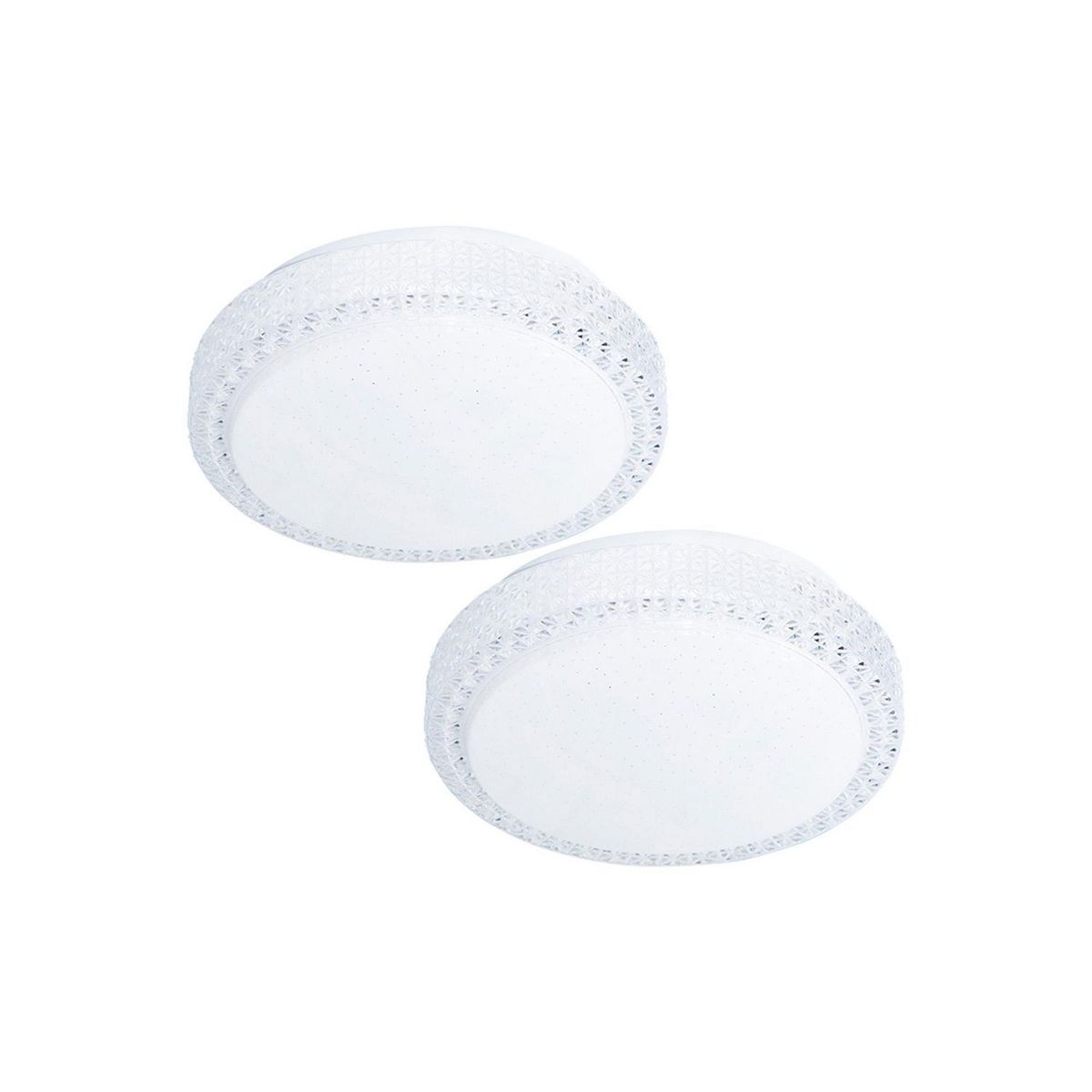 Kit de 2 plafones LED Aspen para interior 12 Watts Blanco, marca Ikelite Design - Foto 2