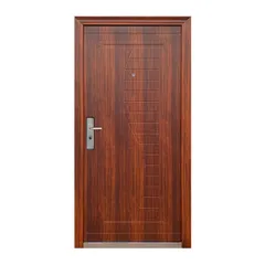 Puerta de Seguridad Izquierda Barcelona de 210 x 95cm Nogal