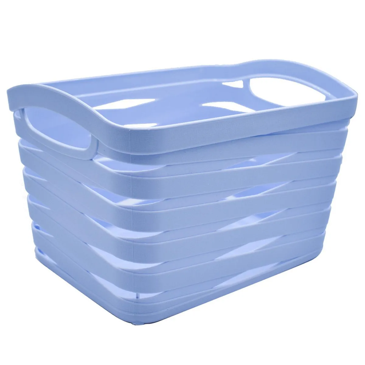 Cesto diseño banda 6.6 l azul, marca Top Choice - Foto Principal