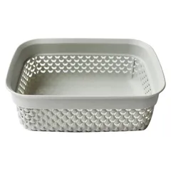 Canasta multiusos gris