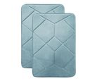 Set Tapetes de Baño Cosmic Turquesa 40 x 60 cm