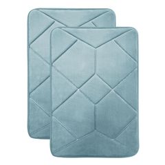 Set Tapetes de Baño Cosmic Turquesa 40 x 60 cm