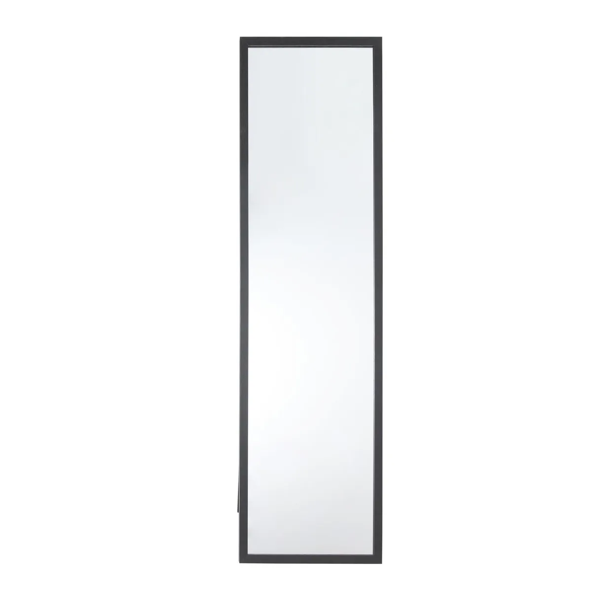 Just Home Collection - Espejo de Cuerpo Completo con Atril de 40 x 152 cm Negro