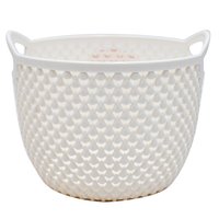Canasta redonda 1.5 l blanco