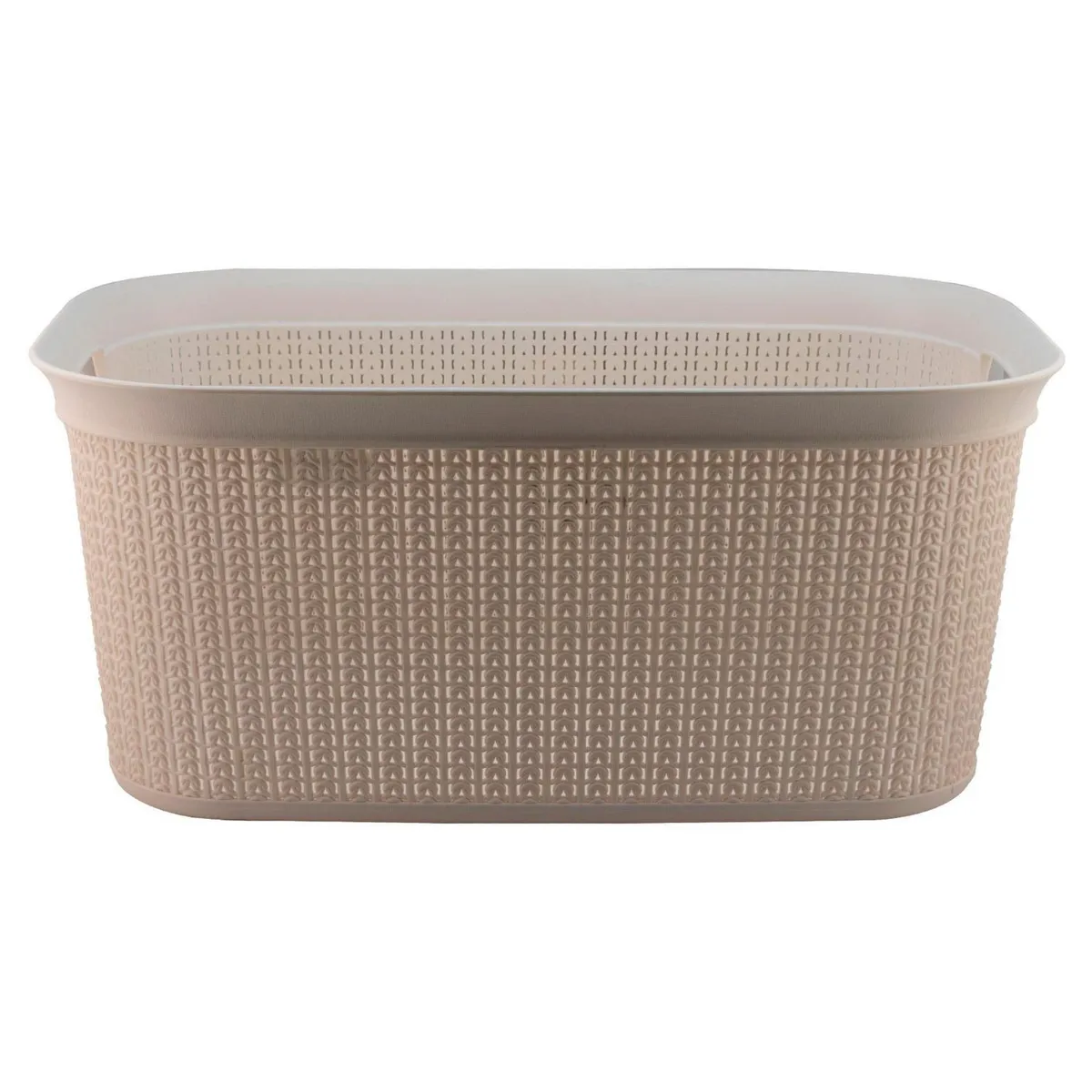 Top Choice - Cesto rectagular 27 l blanco