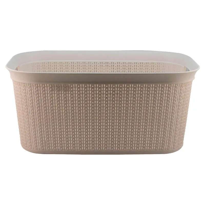 Top Choice - Cesto rectagular 27 l blanco