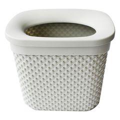 Cesto de Basura con Tapa de 16 x 15 cm Gris