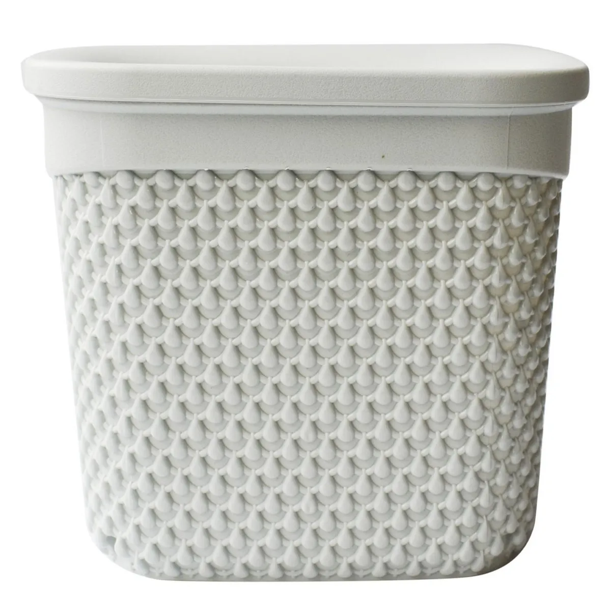 Top Choice - Cesto de Basura con Tapa de 16 x 15 cm Gris