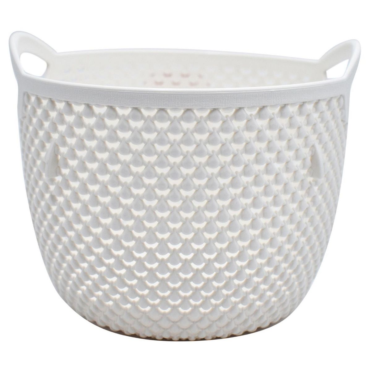 Top Choice - Canasta redonda 3.3 l blanco