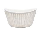 Cesto ovalado blanco 9 l