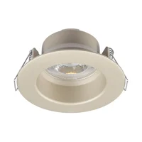 Spot LED empotrable circular luz fría de 5.5 W Café