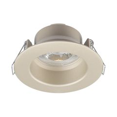 Spot LED empotrable circular luz fría de 5.5 W Café