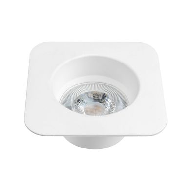 Kit de 3 Focos LED empotrables cuadrados Blanco