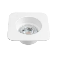 Kit de 3 Focos LED empotrables cuadrados Blanco