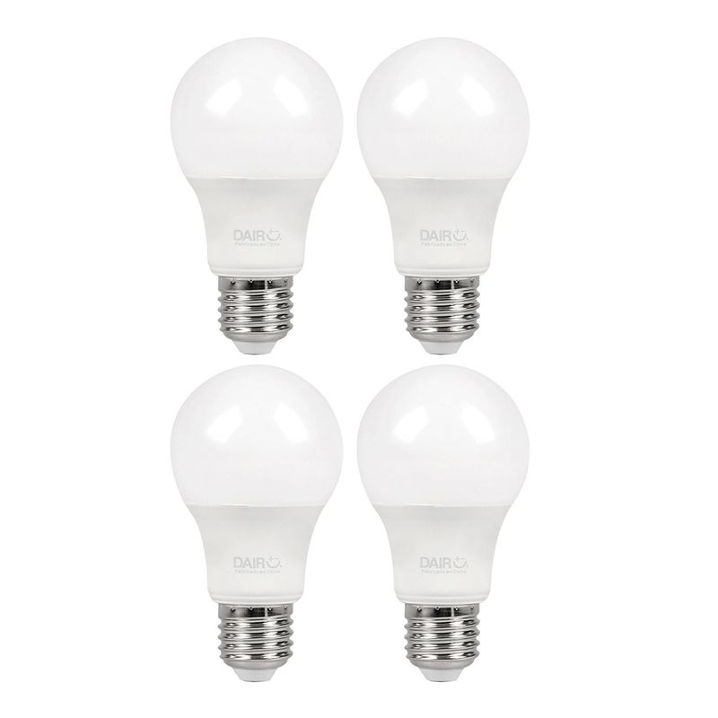 Dairu - Kit de 4 focos LED tipo E27 de 12W luz neutra