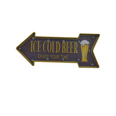 Letrero Led Beer Ice Cold