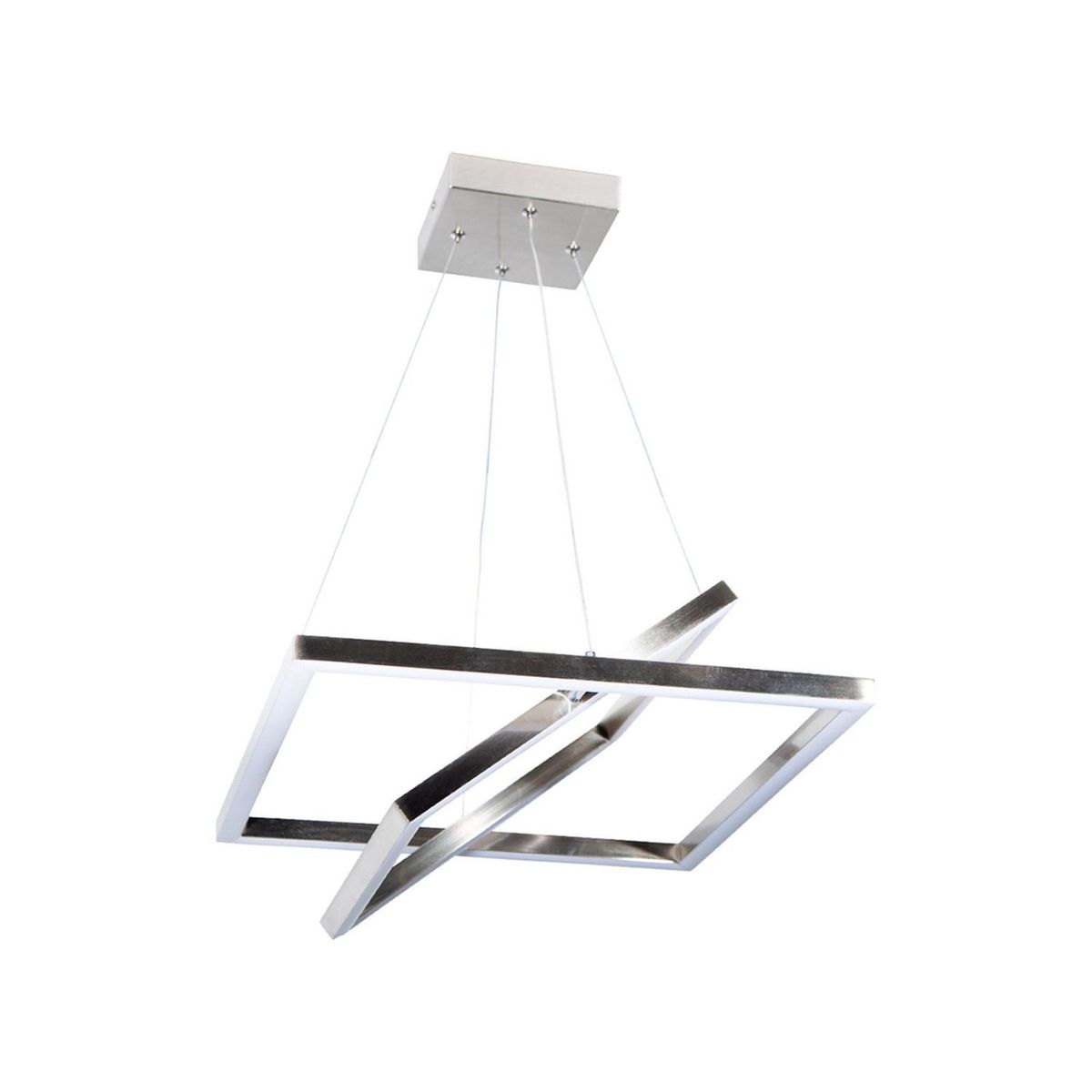 Designers - Lámpara colgante LED Siena 37W 120V Nickel