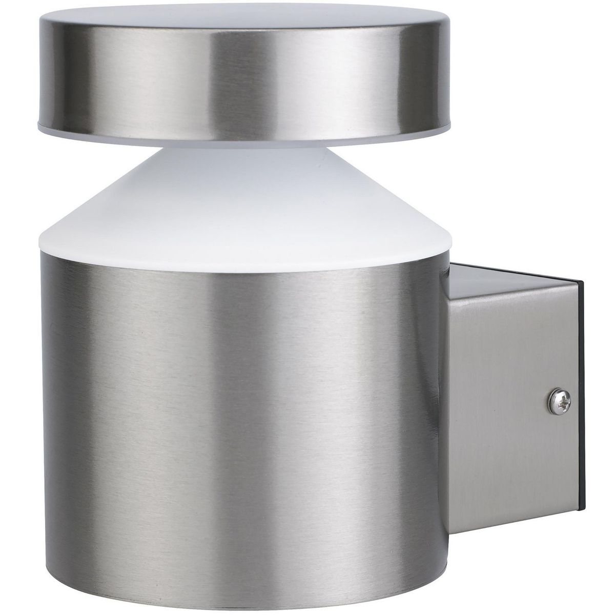 Arbotante LED para exterior Narvik 1 luz Acero, marca Just Home Collection - Foto Principal