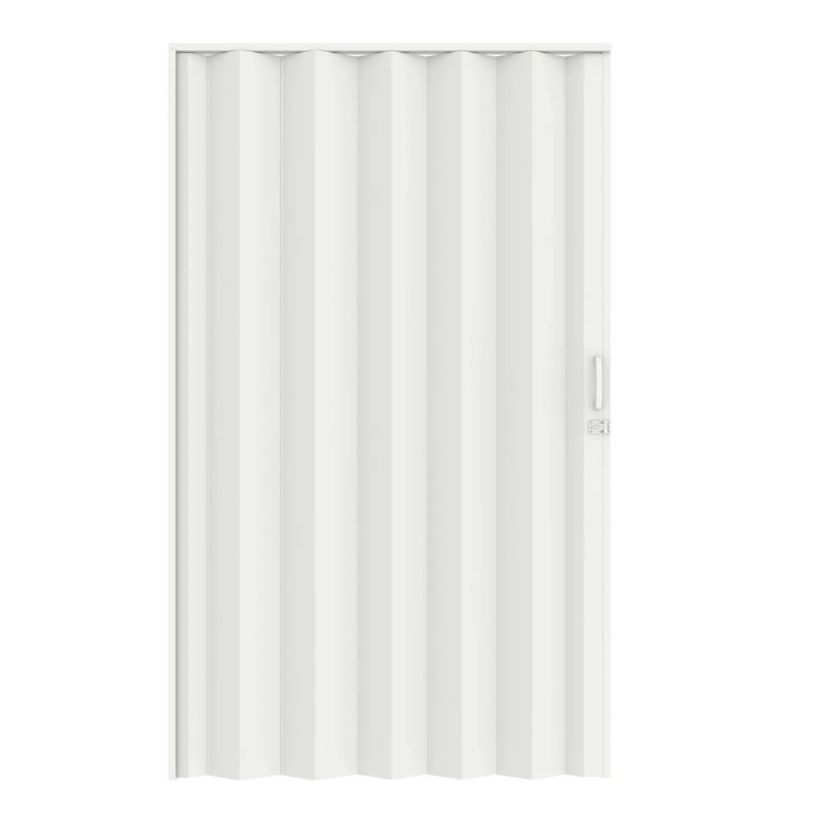 Hoggan - Puerta Plegable PVC para Closet Milano de 120 x 240 cm Blanco