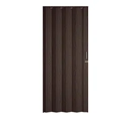 Puerta Plegable PVC para Closet Milano de 90 x 240 cm Ébano
