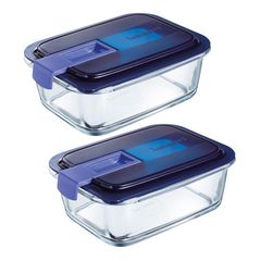 Contenedor rectangular de vidrio Easy Box 820 ml