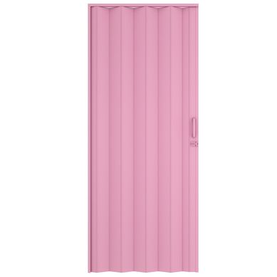 Puerta Plegable PVC para Closet Milano de 90 x 200 cm Rosa Pastel