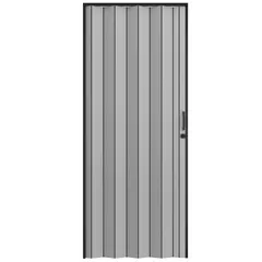 Puerta Plegable PVC para Closet Lino 90 x 200 cm Gris