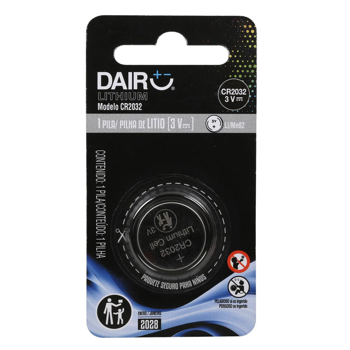 Batería de Litio CR2032 3V 1 Pieza Dairu, marca Dairu - Foto 2