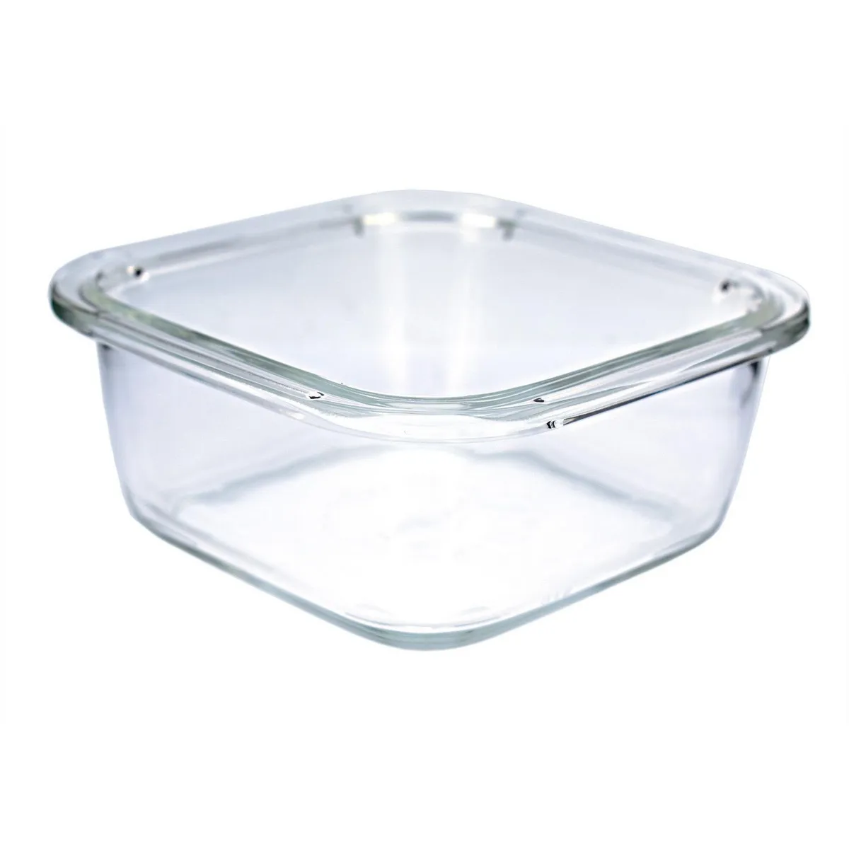 Luminarc - Contenedor cuadrado de vidrio Purebox 380 ml