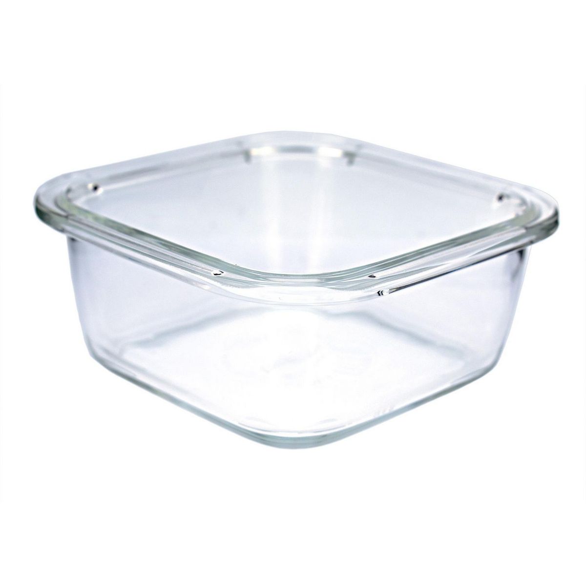 Luminarc - Contenedor cuadrado de vidrio Purebox 380 ml