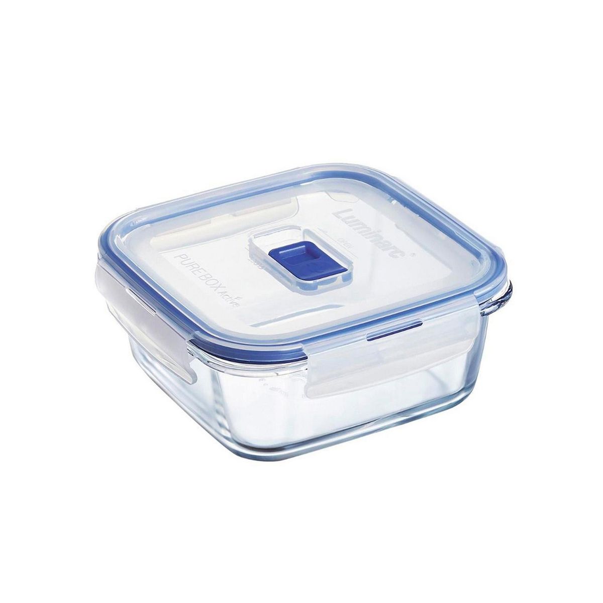 Contenedor cuadrado de vidrio Purebox 760 ml, marca Luminarc - Foto Principal